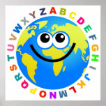Alphabet Globe Posters