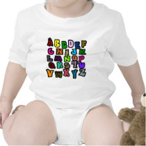 Alphabet Graffiti With Multi-Colors and Patterns t-shirts by birdy27 Alphabet Graffiti With Multi-Colors and Patterns t-shirts