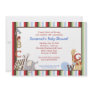 Alphabet Jungle Soup 5x7 Baby Shower Invitation