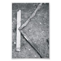 Alphabet Letter Photography K4 Black and White 4x6