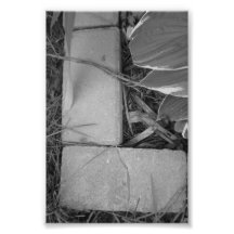 Alphabet Letter Photography L5 Black and White 4x6