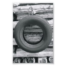 Alphabet Letter Photography O3 Black and White 4x6
