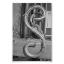 Alphabet Letter Photography S5 Black and White 4x6