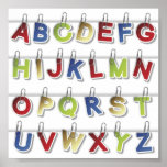 Alphabet Letters (4) Posters