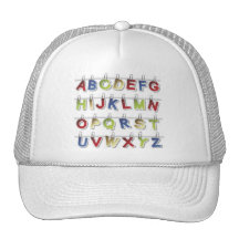Alphabet Letters (4) Trucker Hat