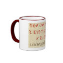Alfabeto Taza tazas by monstervox Alfabeto Taza tazas