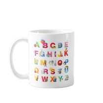 alphabet mug