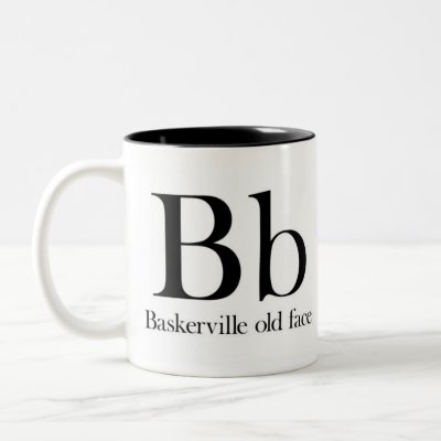 The alphabet typographic style