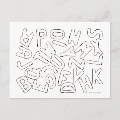 Alphabet Letters Outline