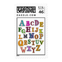 Alphabet Patches Postage