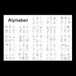 Alphabet Picture Poster posters