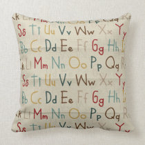 Alphabet Pillow pillows