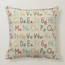 Alphabet Pillow