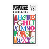Alphabet Postage postage