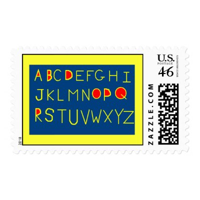 ALPHABET - postage stamps