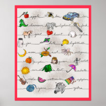 Alphabet Poster