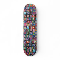 alphabet skate board