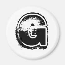 Alphabet Soup - G magnets