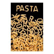 Alphabet soup pasta posters