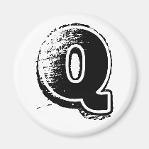 Alphabet Soup - Q magnets