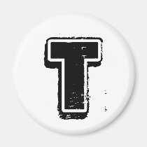 Alphabet Soup - T magnets