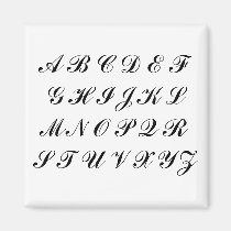 Alphabet Soup - the whole lot magnets
