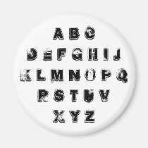 Alphabet Soup - the whole lot magnets