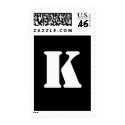 Alphabet Stamp K