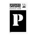 Alphabet Stamp P by jazkang Alphabet Stamp P