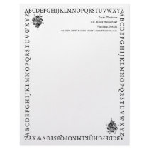 Alphabet Stationery - TBA Winner Letterhead Design