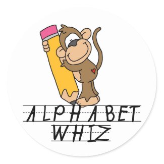 Alphabet Whiz sticker
