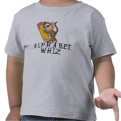 ALPHABET WHIZ TEES by toddlersplace