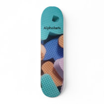 Alphabets Skate Deck