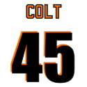 Alphaco "Colt 45" Gangsta Jersey t-shirts by AlphaCo Alphaco "Colt 45" Gangsta Jersey t-shirts