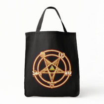 AlphaCo Inferno Tote bags by AlphaCo AlphaCo Inferno Tote bags