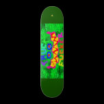 AlphaCo "Truck Fucker" with Crazy Monster Face Custom Skate Board