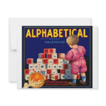 Alphbetical Invitation