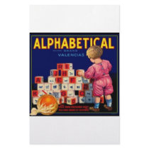 Alphbetical Customized Stationery