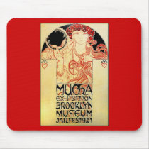 Alphones ( Alfons ) Mucha 1921 Exhibit Mouse Pad