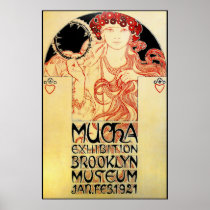 Alphones ( Alfons ) Mucha  1921 Exhibit Poster
