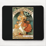 Alphonse (Alfons) Mucha Chocolat Ideal Mousepads
