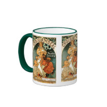 Alphonse (Alfons) Mucha Chocolat Ideal Coffee Mug