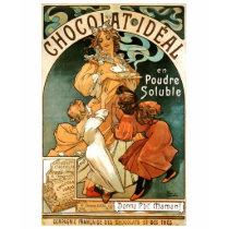 Alphonse (Alfons) Mucha Chocolat Ideal Shirts