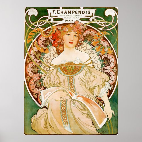 Alphonse (Alfons) Mucha Poster:  Champenois posters