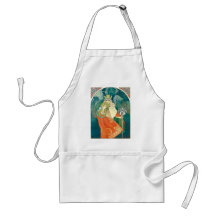 Alphonse Maria Mucha ~ Art Nouveau Apron