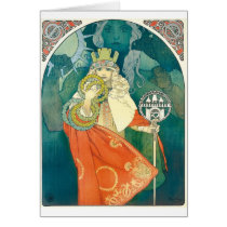 Alphonse Maria Mucha ~ Art Nouveau Card