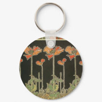 Alphonse Maria Mucha ~ Decoratifs keychains by ArtNouveauDaz Alphonse Maria Mucha ~ Decoratifs keychains