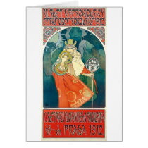 Alphonse Mucha  6th Sokol Festival, 1912 Greeting Card