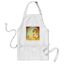 Alphonse Mucha Aprons