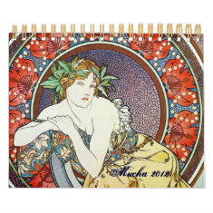 Alphonse Mucha Art calendar